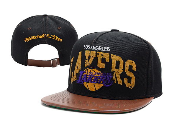 NBA Los Angeles Lakers M&N Strapback Hat id32